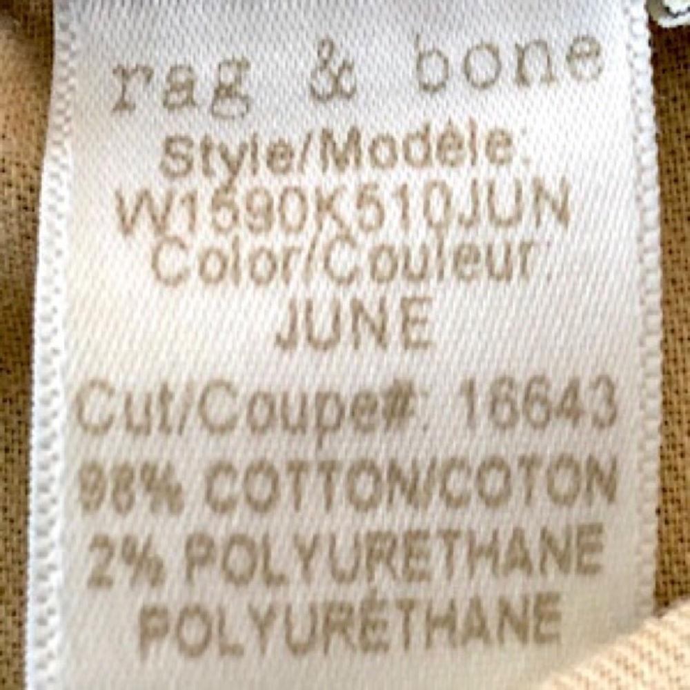 “NEW” rag & bone The Dre Slim Straight Jean - Picture 8 of 8